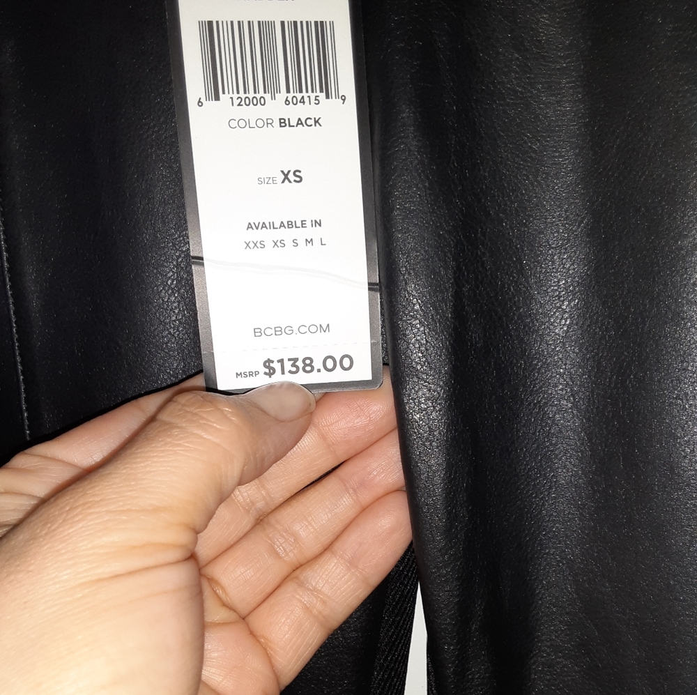 Bcbg leather legging